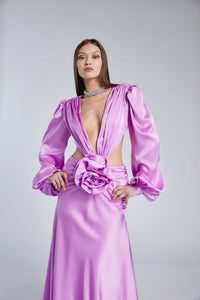 The Pamela Dress - Lilac