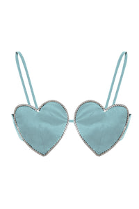 The Heart Bralette - Blue