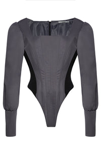 The Jane Top - Grey
