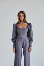 Load image into Gallery viewer, The Jane Top - Grey

